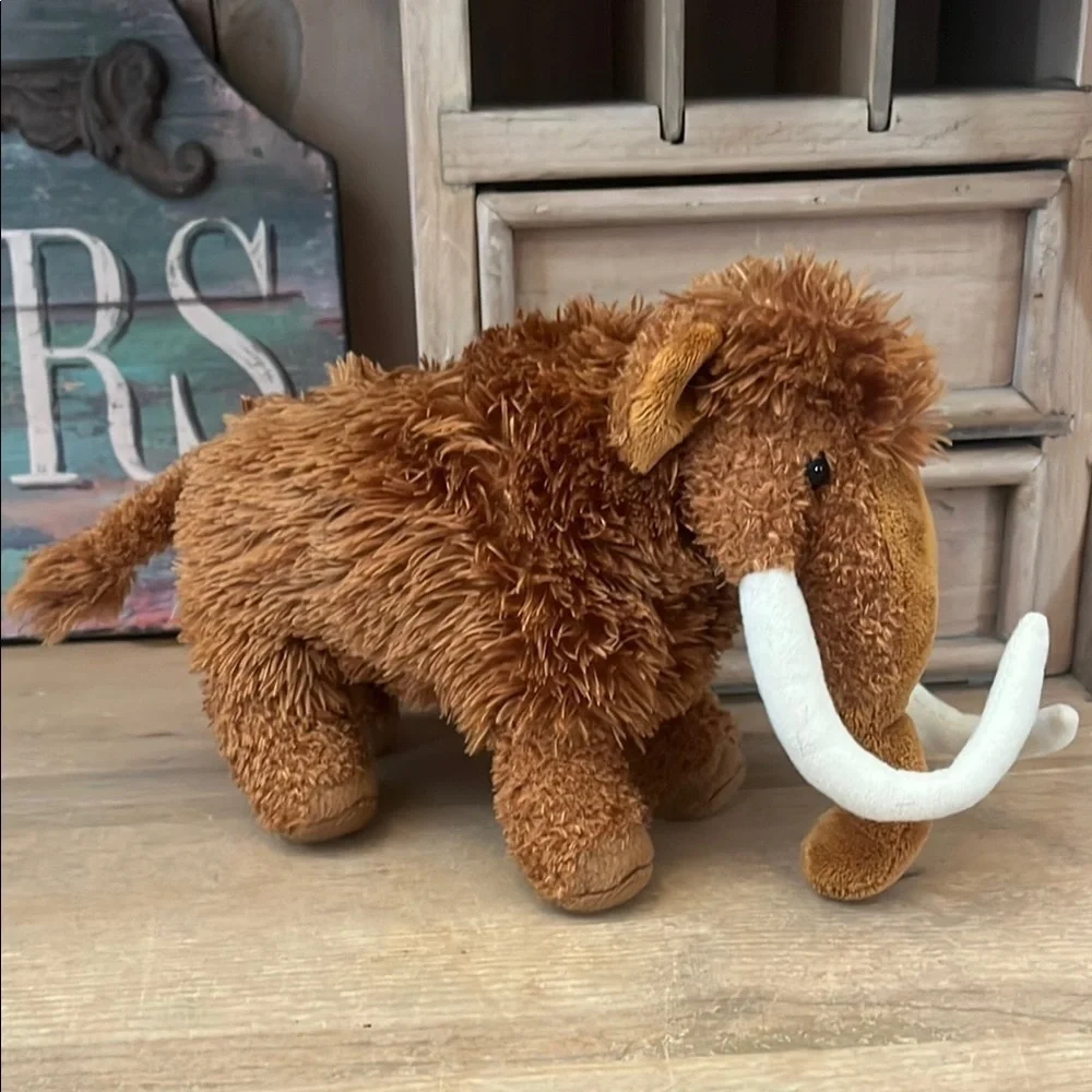 Douglas Woolly Mammoth Plush Stuffed Animal “Everett” Tusks 8”